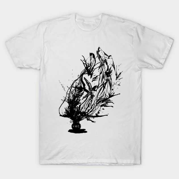 swifts splashes T-Shirt by NemfisArt